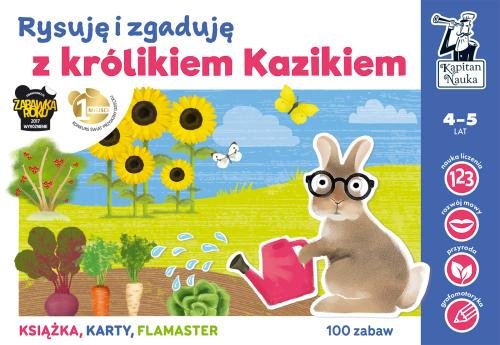 Kapitan Nauka. Rysuję i zgaduję z królikiem Kazikiem