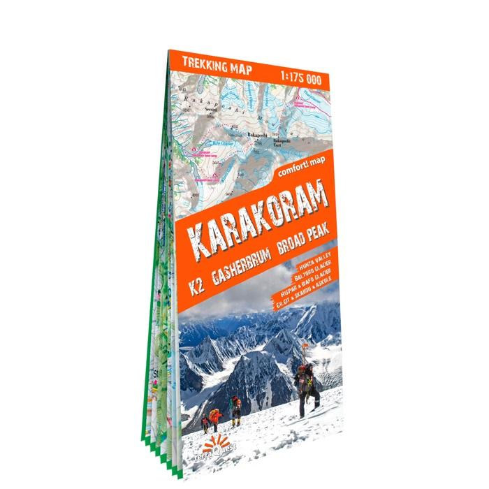 Karakorum (Karakoram) laminowana mapa trekkingowa 1:175 000