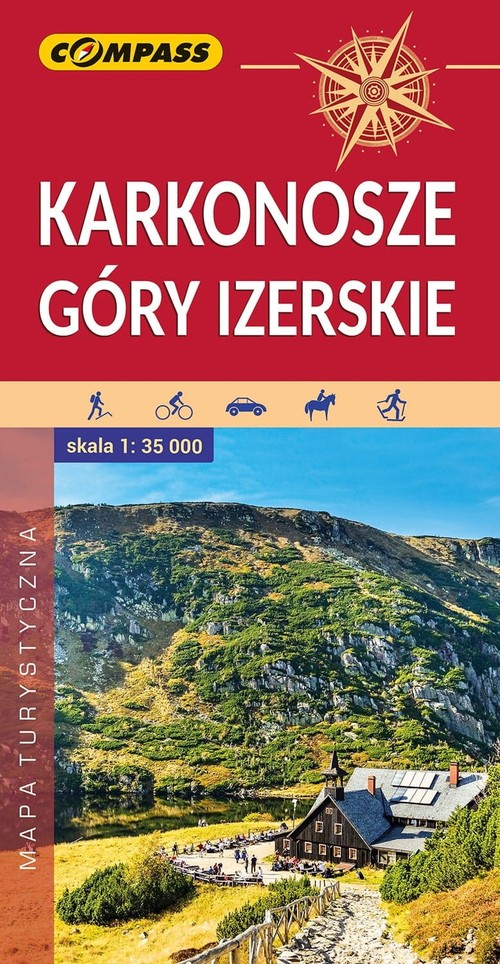 Karkonosze Góry Izerskie mapa turystyczna 1:35 000