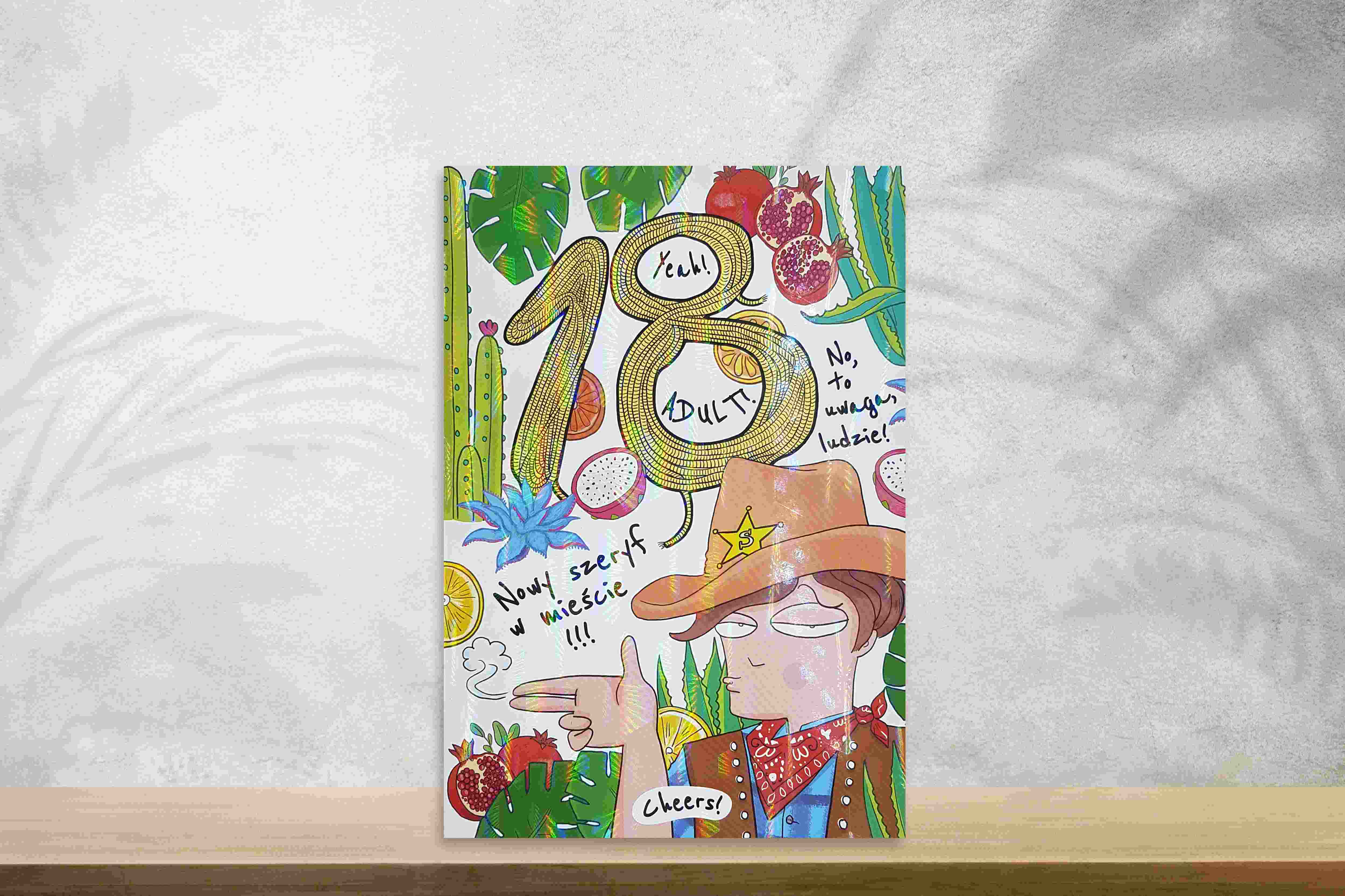 Karnet A5 18 Chłopak safari