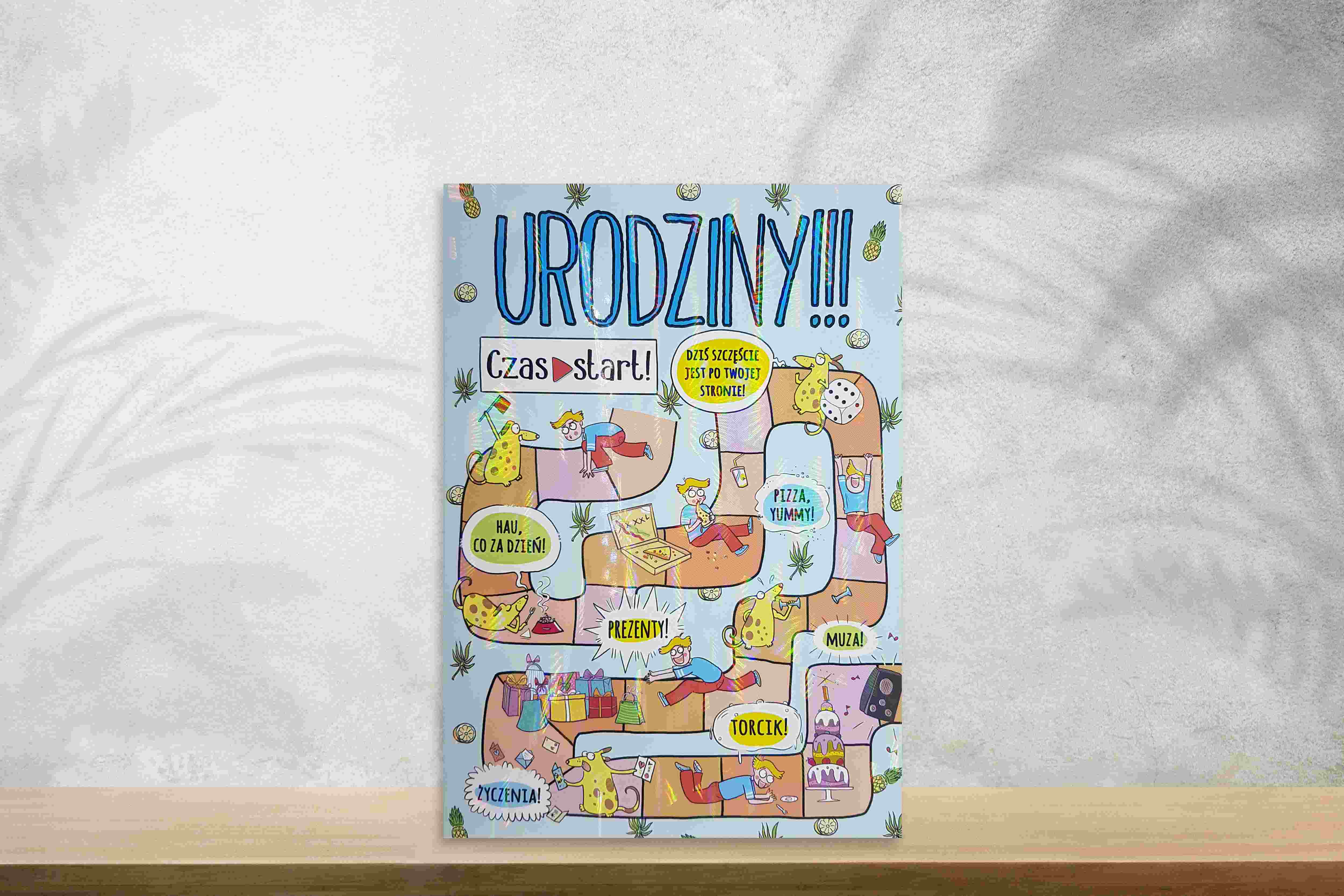 Karnet A5 Chłopak gra