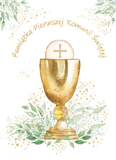 Karnet A5 Komunia Eucharystia