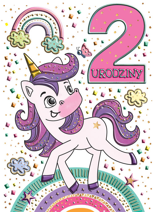 Karnet B6 2 Jednorożec