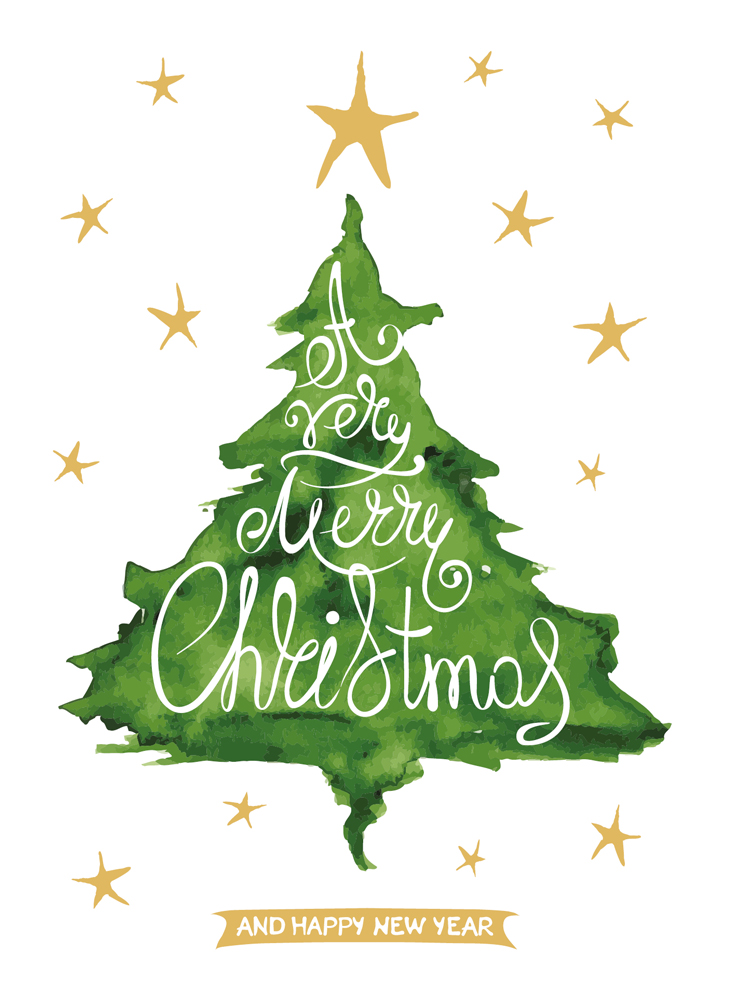 Karnet B6 BN Choinka