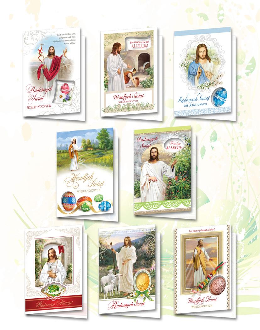 Karnet B6 BWD Wielkanoc Religia (10szt) MIX