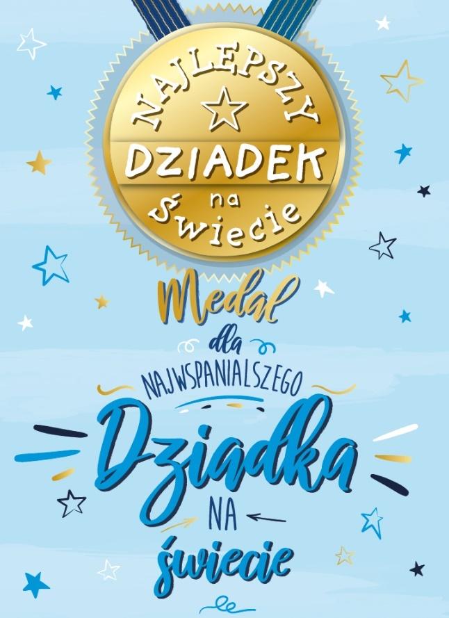 Karnet b6 dziadek z magnesem na lodówkę