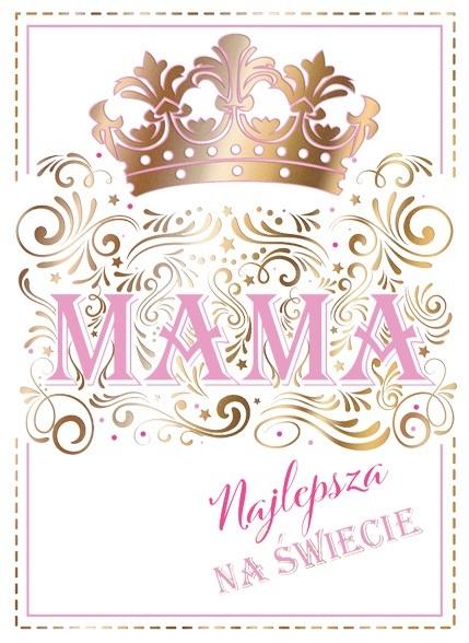 Karnet B6 Mama najlepsza na świecie