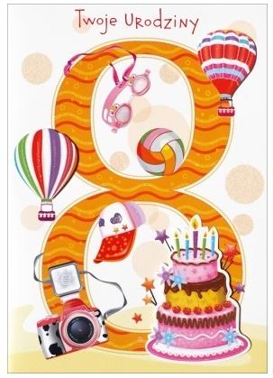 Karnet B6 Twoje urodziny HM200-998