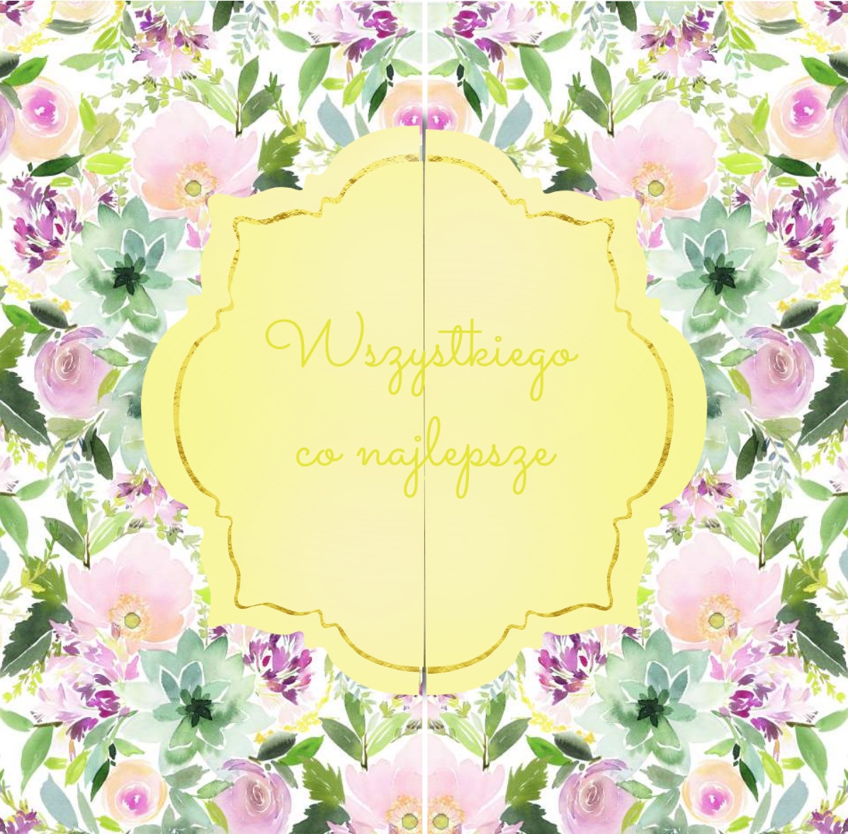 Karnet KW rozkładany piwonie