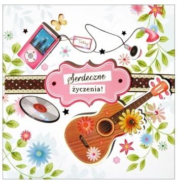 Karnet kw Serdeczne życzenia HM200-964