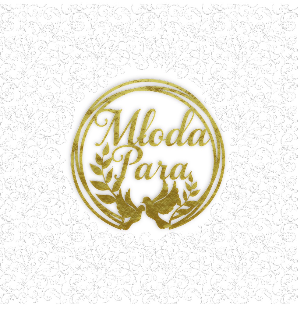 Karnet KW Tłoczenie Ślub Młoda Para