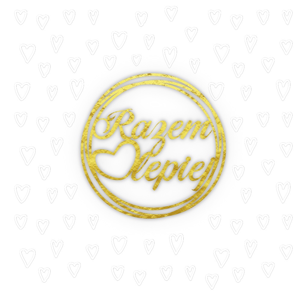 Karnet KW Tłoczenie Ślub Razem lepiej