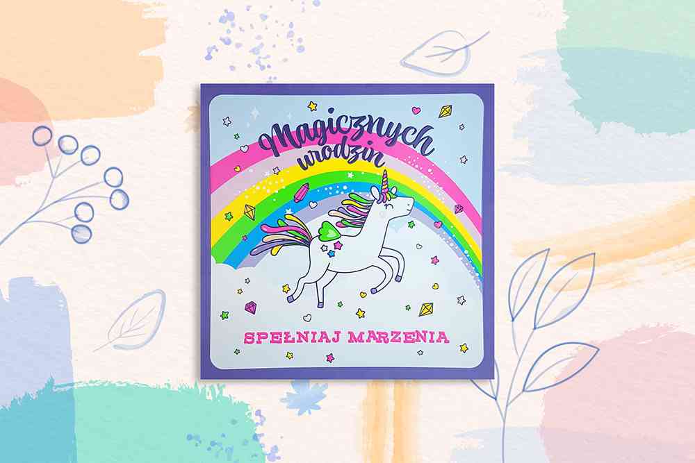 Karnet KW UNICORN TĘCZA