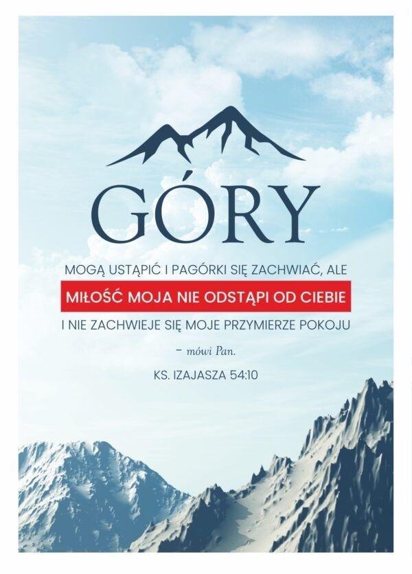 Karnet - Miłość moja nie odstąpi... - góry