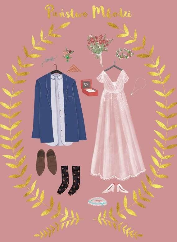 Karnet ślub atrybuty