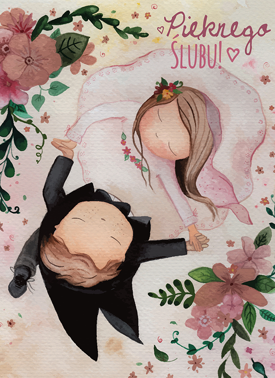 Karnet ślub pięknego ślubu