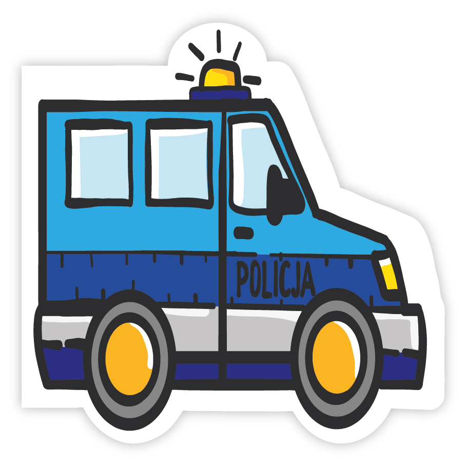 Karnet twarda oprawa policja