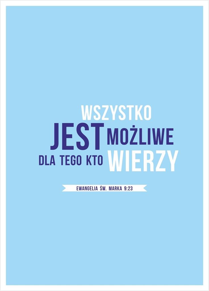 Karnet - Wszystko jest możliwe dla tego,kto wierzy
