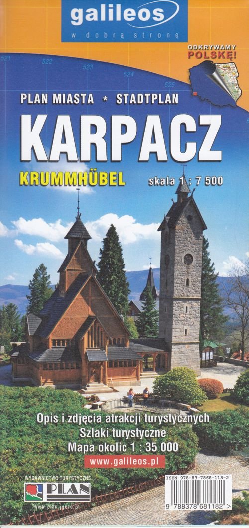 Karpacz Krummhubel mapa 1:7 500