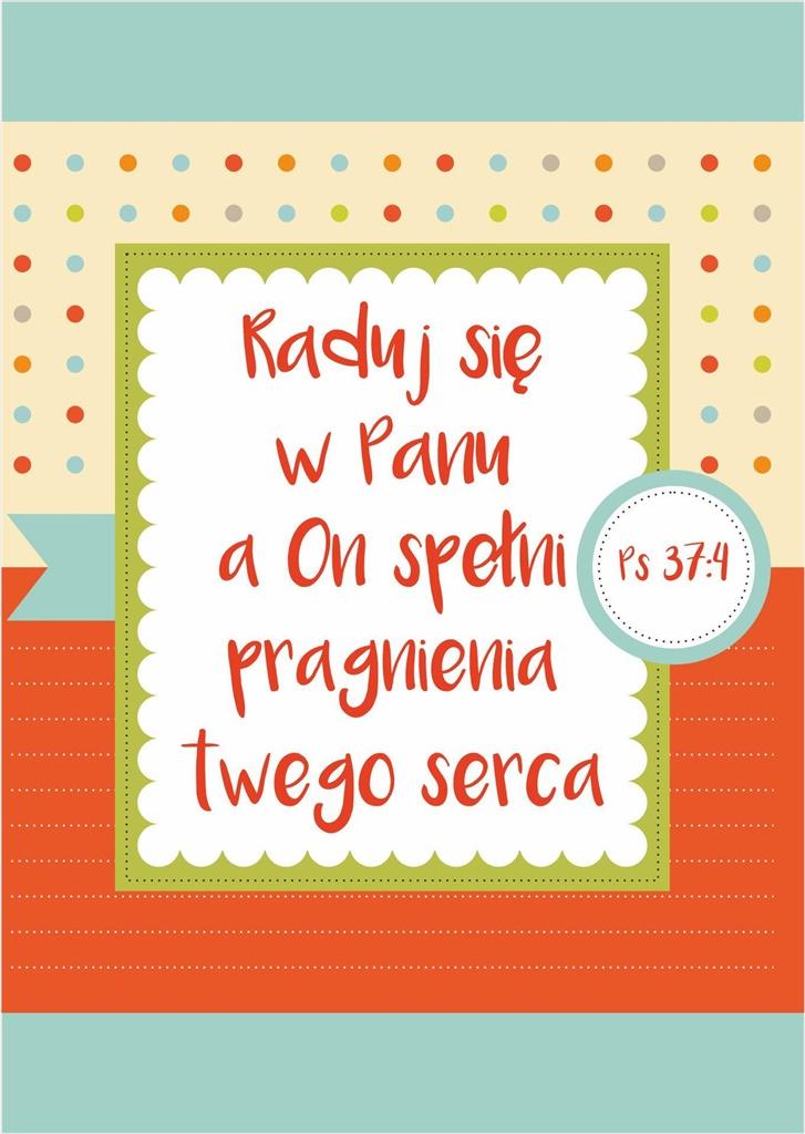 Kartka - Raduj się w Panu