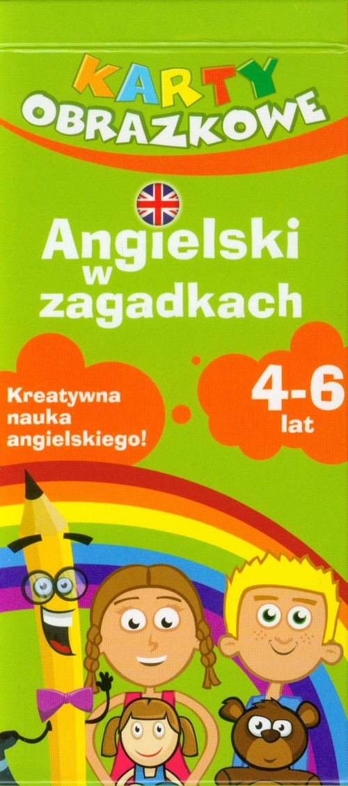 Karty dla dzieci - Angielski w zagadkach 4-6 lat