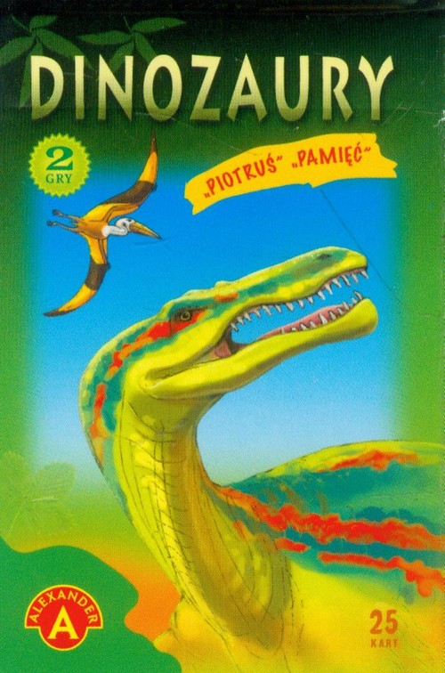Karty Piotruś Dinozaury