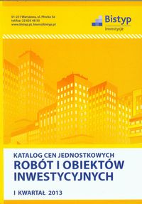 Katalog cen jednostkowych robót i obiektów inwestycyjnych
