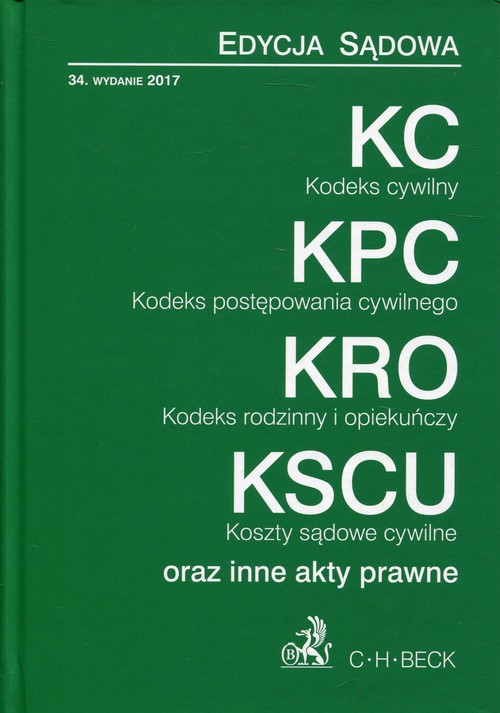 KC KPC KRO KSCU Edycja sądowa