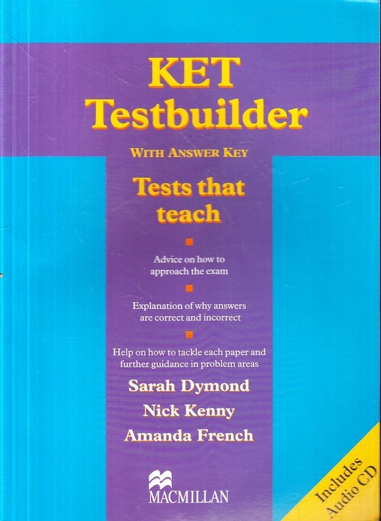 KET Testbuilder z kluczem + CD Pack NEW MACMILLAN