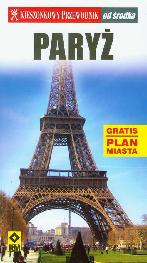 Kieszonkowy przewodnik Paryż + mapa