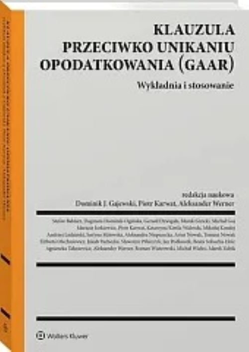 Klauzula przeciwko unikaniu opodatkowania (GAAR)