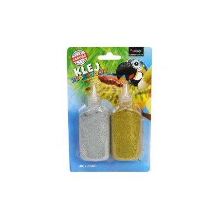 Klej brokatowy 2 kolory Kidea