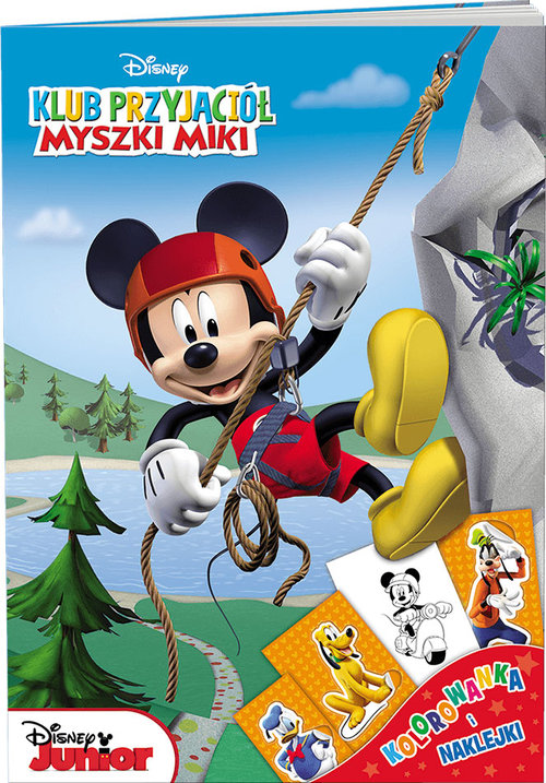 Disney Junior. Klub Przyjaciół Myszki Miki. Kolorowanka i naklejki