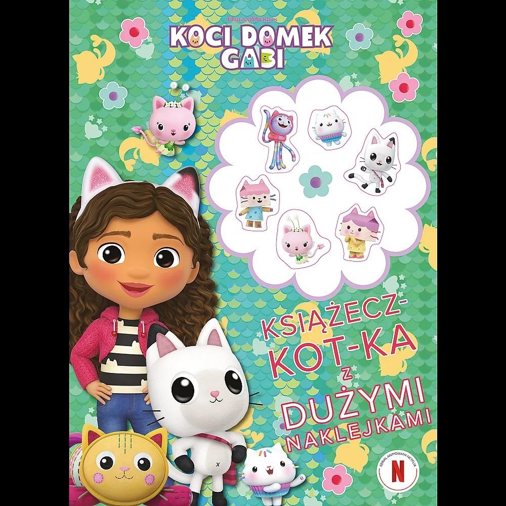 Koci Domek Gabi Książecz-kot-ka z dużymi naklejkami