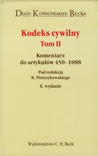 Kodeks cywilny do art.. 450-1088. Tom II