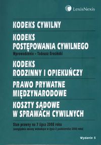Kodeks Cywilny Kodeks Postepowania Cywilnego Kodeks Rodzinny i Opiekuńczy Prawo Prywatne Międzynarod