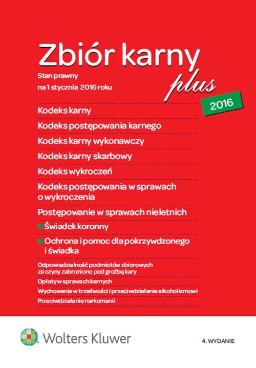 Kodeks karny 2016 PLUS