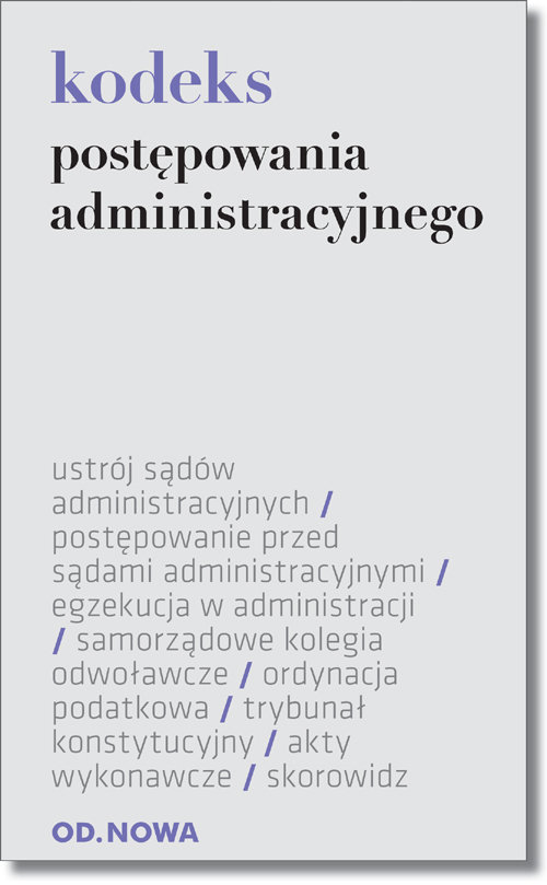 Kodeks postępowania administracyjnego