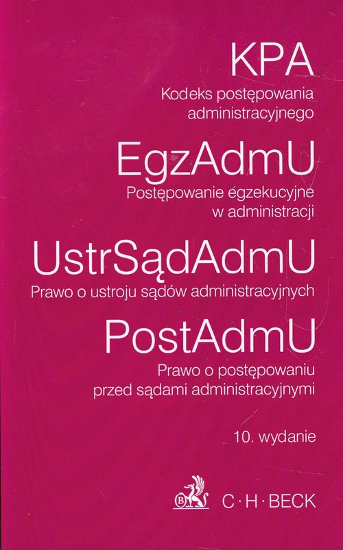 Kodeks postępowania administracyjnego Postępowanie egzekucyjne w administracji Prawo o ustroju sądów