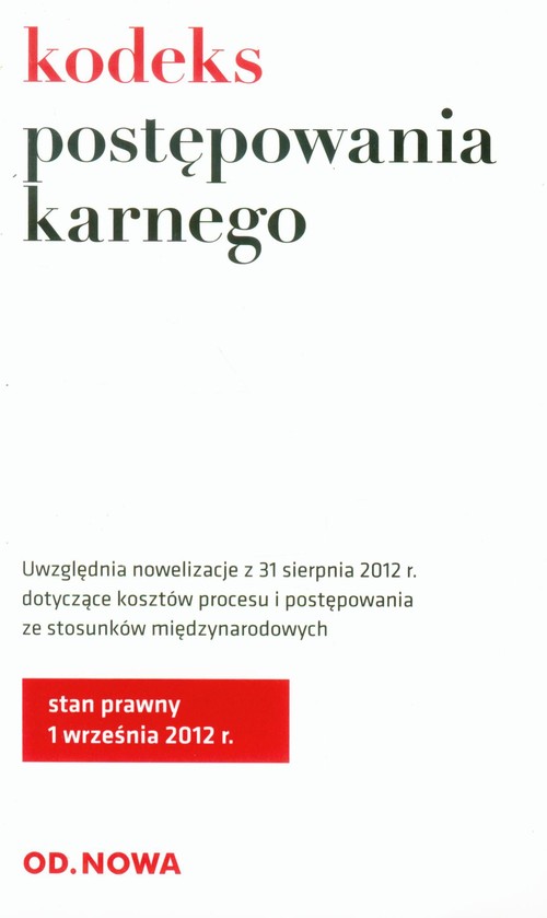 Kodeks Postępowania Karnego