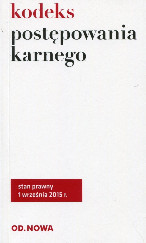Kodeks postępowania karnego