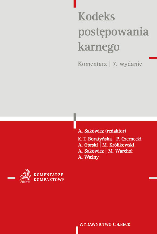 Kodeks postępowania karnego Komentarz