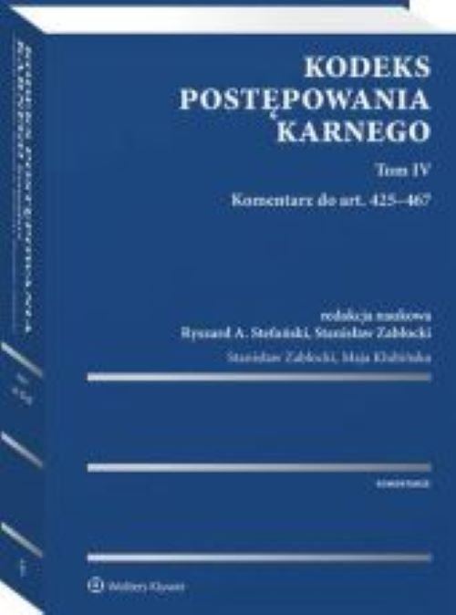 Kodeks postępowania karnego Tom 4