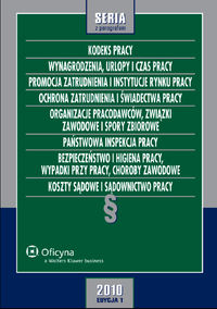 Kodeks pracy Wynagrodzenia, urlopy i czas pracy Promocja zatrudnienia i instytucje rynku pracy Ochro