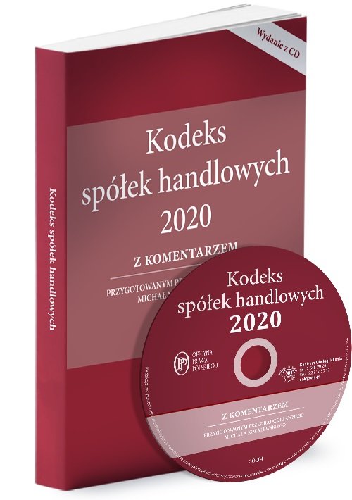 Kodeks spółek handlowych 2020 z komentarzem + CD