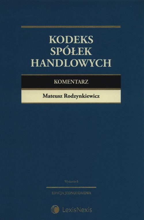 Kodeks spółek handlowych. Komentarz