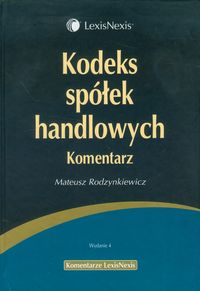 Kodeks spółek handlowych. Komentarz