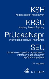 Kodeks spółek handlowych Krajowy Rejestr Sądowy Prawo upadłościowe i naprawcze Ustawa o europejskim