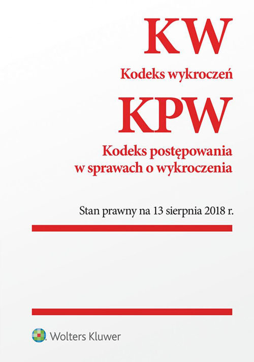 Kodeks wykroczeń Kodeks postępowania w sprawach o wykroczenia