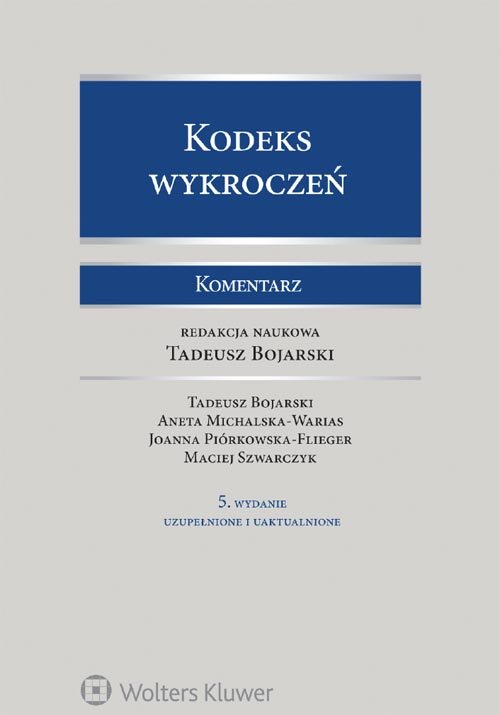 Kodeks wykroczeń. Komentarz